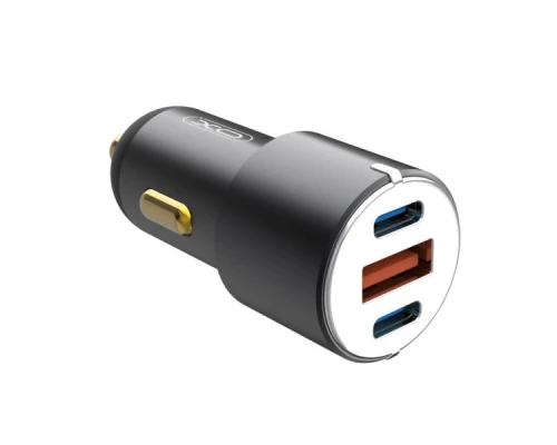 Зарядний пристрій XO CC45 1 USB QC 3.0 + 2 Type-C PD (60W) Black (XO-CC45-BK) Зарядний пристрій XO CC45 1 USB QC 3.0 + 2 Type-C PD (60W) Black (XO-CC45-BK)
