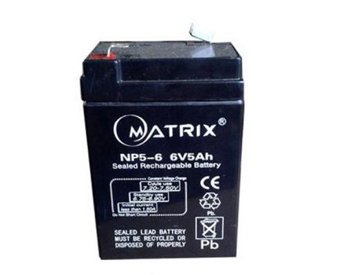 Батарея до ДБЖ Matrix 6V 5AH (NP5-6)