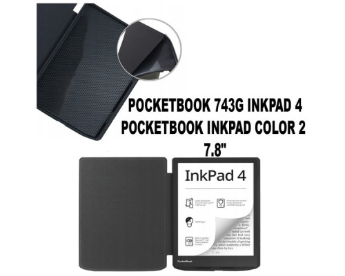 Чохол до електронної книги BeCover PocketBook 743G InkPad 4/InkPad Color 2/InkPad Color 3 (7.8") Deep Blue (710067)