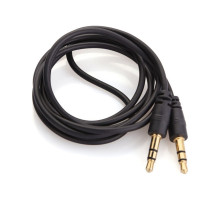 Кабель мультимедійний 3.5mm M to 3.5mm M 5.0m black Voltronic (YT-AUXGJ(M)/(M)-5.0-B)
