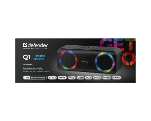 Акустична система Defender Q1 10Вт Black (65301)