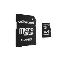 Карта пам'яті Wibrand 128GB mictoSD class 10 UHS-I U3 (WICDHU3/128GB-A)