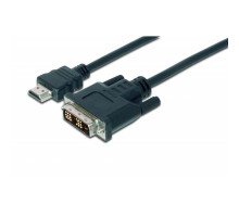 Кабель мультимедійний HDMI to DVI 18+1pin M, 2.0m Assmann (AK-330300-020-S)