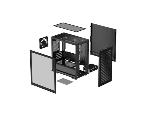 Корпус Deepcool CH370 Black (R-CH370-BKNAM1-G-1) Корпус Deepcool CH370 Black (R-CH370-BKNAM1-G-1)