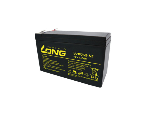 Батарея до ДБЖ Long 12В 7.2 Ач (WP7.2-12) (WP7.2-12A)