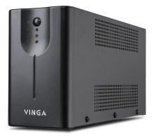 Пристрій безперебійного живлення Vinga LED 600VA metal case with USB (VPE-600MU)