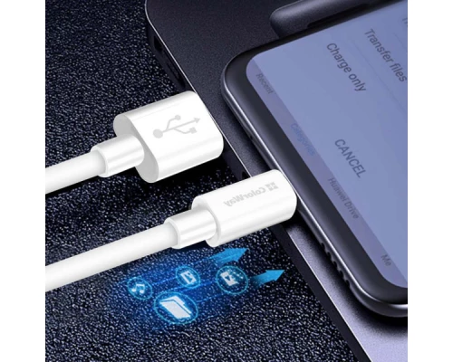 Дата кабель USB 2.0 AM to Type-C 1.0m 5A white ColorWay (CW-CBUC019-WH) Дата кабель USB 2.0 AM to Type-C 1.0m 5A white ColorWay (CW-CBUC019-WH)