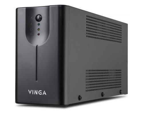 Пристрій безперебійного живлення Vinga LED 600VA metal case (VPE-600M)