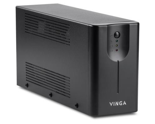 Пристрій безперебійного живлення Vinga LED 600VA metal case (VPE-600M)