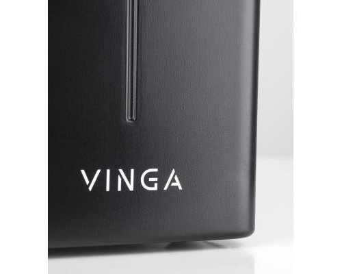 Пристрій безперебійного живлення Vinga LED 600VA metal case (VPE-600M)