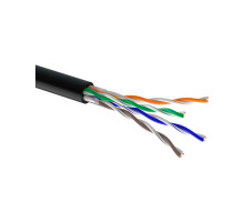 Кабель мережевий OK-Net UTP 305м cat.5e зовнішній (U/UTP-cat.5Е) (КПП-ВП (100) 4*2*0,50)