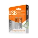 Акумулятор ColorWay AAA USB-micro 400 mAh * 2 (CW-UBAAA-01)