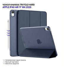 Чохол до планшета BeCover Tri Fold Hard Apple iPad Air 11" M4 2026 Deep Blue (715243)