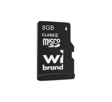 Карта пам'яті Wibrand 8GB mictoSD class 4 (WICDC4/8GB)