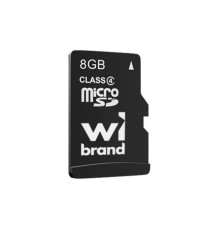 Карта пам'яті Wibrand 8GB mictoSD class 4 (WICDC4/8GB)