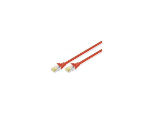 Патч-корд 1м, CAT 6a S-FTP, AWG 26/7, Cu, LSZH, red Digitus (DK-1644-A-010/R)
