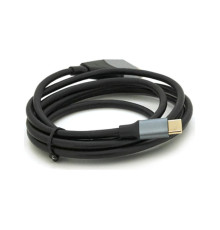 Кабель мультимедійний USB-C to HDMI M 1.8m 4K60Hz black Voltronic (YT-HDMI (M)-Type-C (M)-B)