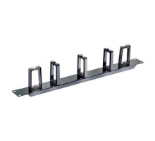 Кабельний організатор 19" 1U 5 пластиковых колец Hypernet (CM-5P)
