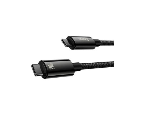Дата кабель USB-C to USB-C 3.0m 240W black Baseus (CAWJ040201)