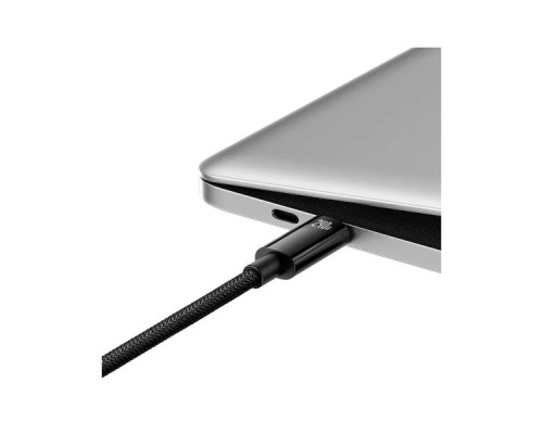 Дата кабель USB-C to USB-C 3.0m 240W black Baseus (CAWJ040201)