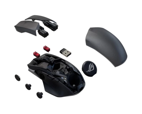 Мишка ASUS ROG Chakram X Origin Bluetooth/Wireless Black (90MP02N1-BMUA00) Мишка ASUS ROG Chakram X Origin Bluetooth/Wireless Black (90MP02N1-BMUA00)