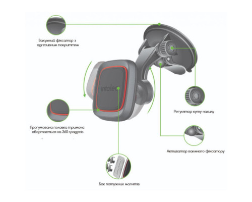 Універсальний автотримач Intaleo CM01GP (1283126483677)