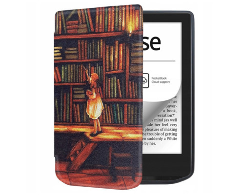 Чохол до електронної книги BeCover Smart Case PocketBook 629 Verse / 634 Verse Pro 6" Library Girl (710975)