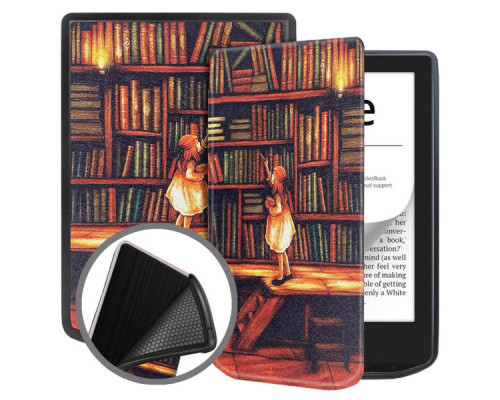 Чохол до електронної книги BeCover Smart Case PocketBook 629 Verse / 634 Verse Pro 6" Library Girl (710975)