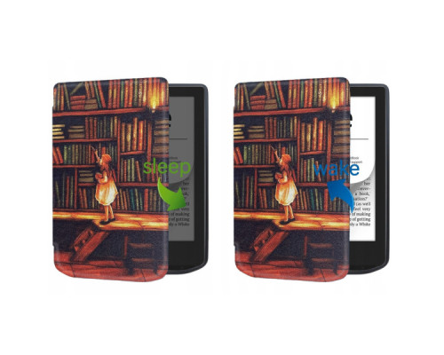 Чохол до електронної книги BeCover Smart Case PocketBook 629 Verse / 634 Verse Pro 6" Library Girl (710975)