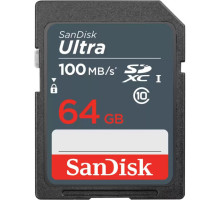 Карта пам'яті SanDisk 64GB SDXC class 10 UHS-1 (SDSDUNR-064G-GN3IN)