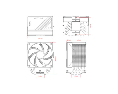 Кулер до процесора ID-Cooling Frozn A610 ARGB (FROZN A610 ARGB)