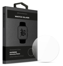 Скло захисне Armorstandart Supreme Black Icon Samsung Watch Ultra / Classic 6 47 mm (ARM84744)