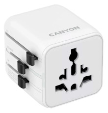 Перехідник Canyon Travel Adapter OnTour One EU/UK/US/AUS White (CNS-TA1005W)