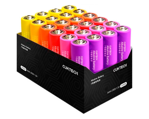 Батарейка CUKTECH AAA rainbow alkaline battery * 24 (CUKAAB09CNCM)