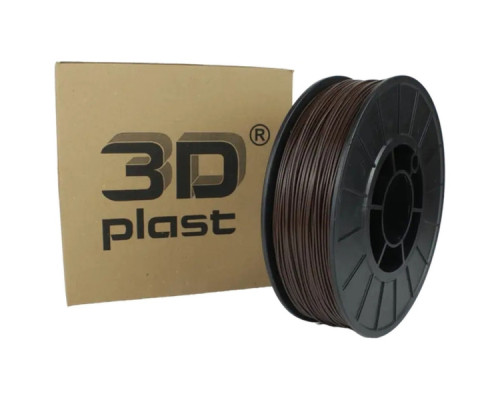 Пластик для 3D-принтера 3Dplast PLA 1.75мм, 0.85кг, brown (3DPLA17508BRN)