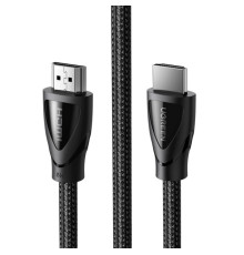 Кабель мультимедійний HDMI M to HDMI M 1.5m braided HD140 black Ugreen (80402)