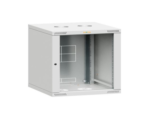 Шафа настінна Conteg 15U 19" глибина 600мм, RAL7035 (RQN-15-60/60)