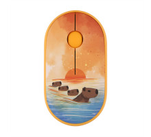 Мишка 2E MF300 CAPYBARASUNSET Silent Wireless/Bluetooth Yellow (2E-MF300WCAPIBARAYW)