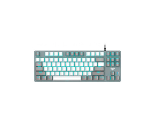 Клавіатура Aula F3287 Keycap KRGD Blue USB UA Grey/White (6948391240954)