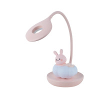Настільна лампа Kite Cloudy Bunny LED з акумулятором , рожева (K24-493-1-2) Настільна лампа Kite Cloudy Bunny LED з акумулятором , рожева (K24-493-1-2)