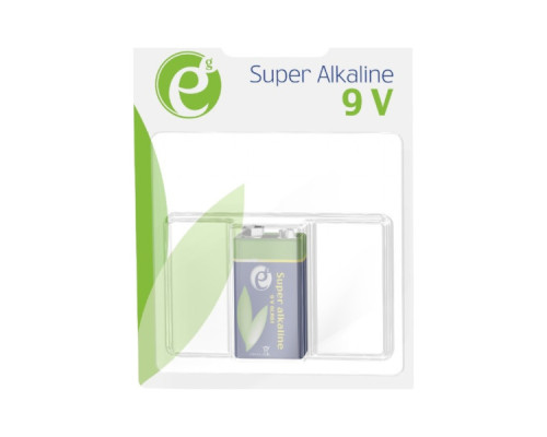 Батарейка EnerGenie Крона 6LR61 9V лужна 1шт (EG-BA-6LR61-01)