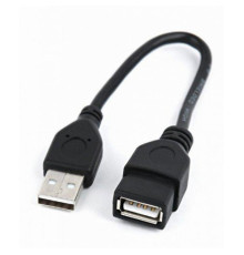 Дата кабель USB 2.0 AM/AF 0.15m Cablexpert (CCP-USB2-AMAF-0.15M)