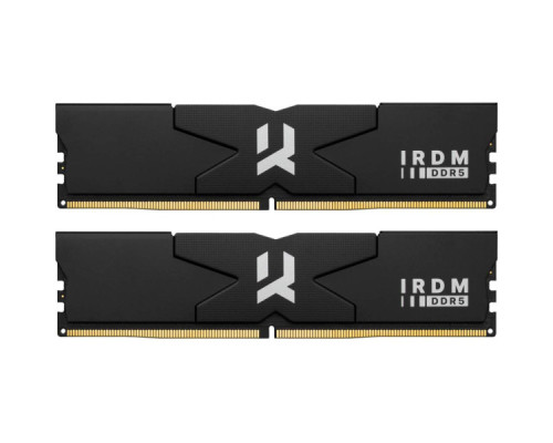 Модуль пам'яті для комп'ютера DDR5 64GB (2x32GB) 6800 MHz IRDM Black Goodram (IR-6800D564L34/64GDC)