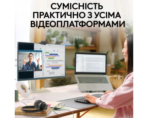 Веб-камера Logitech Brio 100 Full HD Graphite (960-001585) Веб-камера Logitech Brio 100 Full HD Graphite (960-001585)