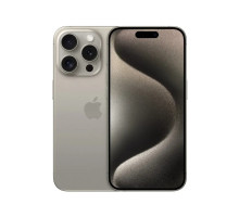 Мобільний телефон Apple iPhone 15 Pro 256Gb Natural Titanium (Grade A) USED (iP15Pr25NaT_A)