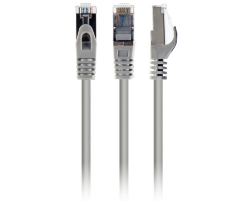 Патч-корд 3м S/FTP Cat 6A CU LSZH gray Cablexpert (PP6A-LSZHCU-3M)