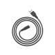 Дата кабель USB 2.0 AM to Lightning 1.2m 2.4A TPE C3-02 Black Acefast (6974316280828)