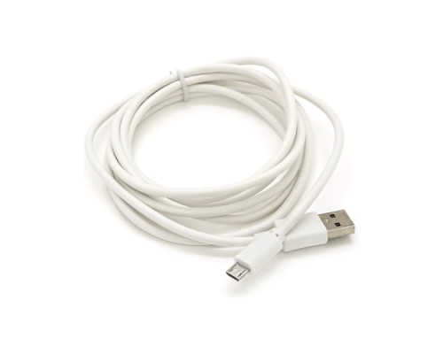 Дата кабель USB 2.0 AM to Micro 5P 2.0m white Voltronic (USB2AMMicW/05104)