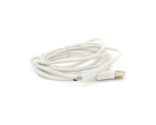 Дата кабель USB 2.0 AM to Micro 5P 2.0m white Voltronic (USB2AMMicW/05104)