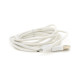 Дата кабель USB 2.0 AM to Micro 5P 2.0m white Voltronic (USB2AMMicW/05104)